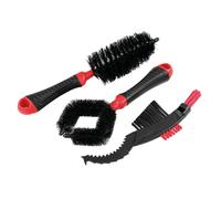 Set 3 spazzole per pulizia moto e ciclo Il kit è dedicato a chi desidera una