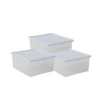 SET 3 Storage Box Spring Neutro 35x42x18 Belli e Forti contenitore casa armadio