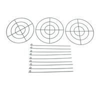 Set 3 Supporti per Piante in Metallo Facilmente Installabili per Le Tue Esigenze