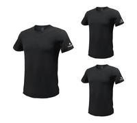 Set 3 T-Shirt Uomo NAVIGARE Cotone Bielastico Bianco / Nero Girogola e V.
