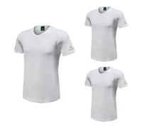 3 Pezzi T-Shirt Uomo Mezza Manica Scollo a V Navigare 571 in cotone Bielastico