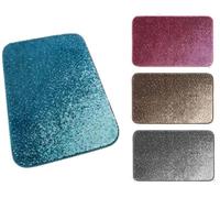 Set 3 Tappeti Tappetini da Bagno Ibisco 4 Colori
