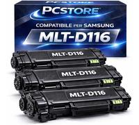 SET 3 Toner D116 / D116L compatibile per SamsungM2675F M2675 M2625 M2625D 9000P