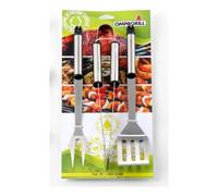 Posate barbecue set 03360 acciaio inox cf=pz 3 cm 36