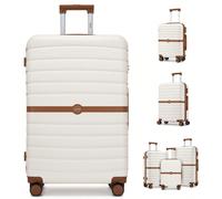Set 3 Valigie 20/24/28 Pollici - Hardshell ABS+PC - Bagaglio a Mano e da Stiva - Rotelle Orientabili e Serratura - Ideale per Studenti, Famiglie, Uomini e Donne Viaggia con stile con la nostra collezi