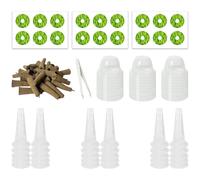 Set 30 cestelli con coperchi per tutti i tipi di piante per la crescita delle pi