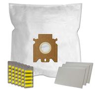 Set 30 Sacchetti per Aspirapolvere + 30 Profumi + 3 Filtri per Progress PM 7 / PM7 - PM 9 / PM9 - PM 12 / PM12 - MENALUX 3101 DTC 22
