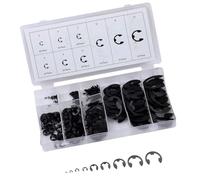 SET 300 ANELLI ELASTICI SEEGER 3-22 mm FISSAGGIO RADIALE PER ESTERNI ALBERINI E-CLIP