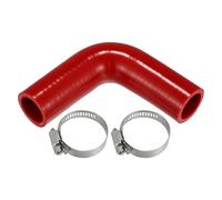 Set 30mm 1.18" ID 100mm 3.94" Lunghezza 90 gradi Tubo in silicone rosso per auto