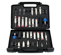 Set 34 pzi Adattatori Presa Spina Adattatori XLR RCA Jack Cavo Audio Microfono