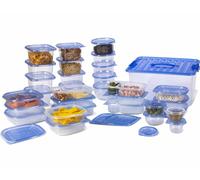 Set 38 contenitori per alimenti cibo in plastica con coperchio Contenitore Frigo