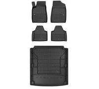 Set 3D di tappetini e copritappeti in gomma per Peugeot 607 berlina