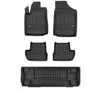 Set 3D di tappetini per auto e tappetino per bagagliaio per Citroen C2 1 hatchba