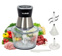Set 3In1 Tritatutto Mixer Frusta In Vetro 2L