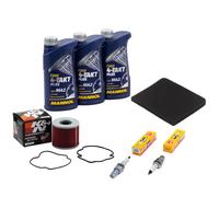 Set 3L Olio per Suzuki GSX 250 GS25X 1980-81 Manutenzione Filtro Aria Candela