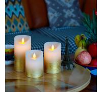 Set 3pezzi Candele LED Candele batteria