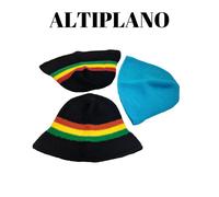 Set 3Pz. Cappelli in Cotone, 2x Nero + 1x Turchese, 04181A Altiplano