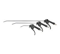 SET 3PZ PISTOLE SOFFIAGGIO ARIA COMPRESSA CORT MEDI EXTRA LUNGA ATTACCO RAPIDO
