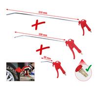 KS Tools 515.1921 Serie di Pistole per Soffiare Aria Compressa, 3 Pezzi, 95-500 mm