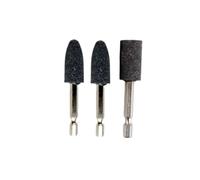 Set 3pz punte abrasive codolo esagonale 16mm multimateriale | Set di utensili abrasivi standard con gambo esagonale for la levigatura quotidiana delle(B)