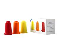 BellaBambi® original Cupping-Set TRIO: SENSITIVE (giallo) + REGULAR (arancione) + INTENSE (rosso) Ø34 mm