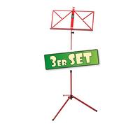 Set 3x Classic Cantabile leggìo semipesante rosso