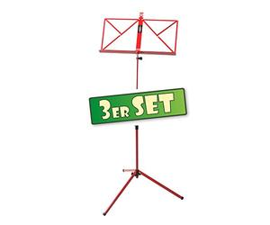 Set 3x Classic Cantabile leggìo semipesante rosso