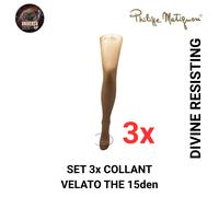 Set 3x Collant VELATISSIMO Opaco 15DEN DIVINE RESISTING Philippe Matignon