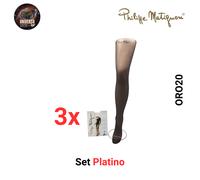 Set 3x Collant, Velato, Opaco 20den, Vari , ORO20 Philippe Matignon