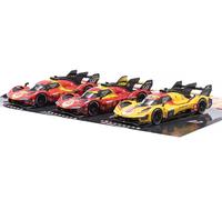 Set 3x Ferrari 499p Winner 24 Le Mans - Scala 1:43 Burago