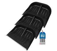 Set 3x palette da neve in plastica palette da neve bordo scorrevole pala...