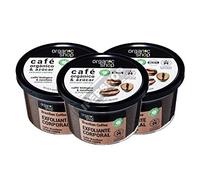 set 3x SCRUB ESFOLIANTE CORPO Caffè Biologico & Zucchero Organic Shop, 250ml