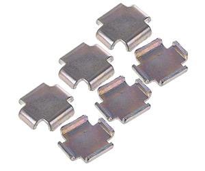 Set: 3x2 Guarnizione intermedia per ganasce freno 1,0/1,5/2,0 mm - Simson S51, S50, SR50, KR51 Schwalbe, SR4