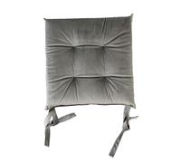 Set 4/6 Cuscini Copri Sedia Cucina in Velluto Imbottiti Made in Italy con Lacci