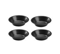 Set 4/6 stampi rotondi mini per crostate acciaio carbonio antiaderente | Stampo per crostate e tartellette