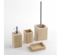 Set 4 Accessori da Bagno in Resina TFT Naama Sabbia