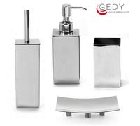 Set 4 accessori Nemesia GEDY - in acciaio inox