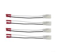 Set 4 Adattatore Cablaggio Altoparlanti ISO Set 4 Adattatore | Installazione rapida -and-play, nessun taglio per fili richiesto, compatibilità ISO standard, materiale conduttivo efficace