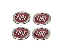 Set 4 Adesivi Copricerchi Fiat 3d Rigidi Vetrificati Come Da Originale 50mm
