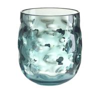 Set 4 bicchieri Evviva Bubble in metacrilato azzurro 400 ml
