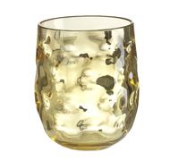 Set 4 bicchieri Evviva Bubble in metacrilato giallo 400 ml