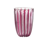 Guzzini Set 4 Bicchieri da Bibita Acqua Bevanda Dolcevita 12390077 Trasparente Ametista Plastica Biologica 470cc