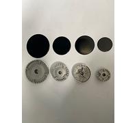 SET 4 bruciatori + 4 piattelli in ghisa smaltati lisci (no originali adattabili di altissima qualità) BN IK 8 COMPATIBILI CON FRANKE ARISTON GLEM GAS BEKO e altre marche ATTUALI E DATATI.