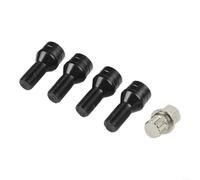Set 4 Bulloni e Dadi per ruota M14x1.25 Anti-Furto per bmw Set | Design specifico M14x1.25, montaggio per sicuro, previene il furto delle ruote, include 4 dadi abbinati, durata elevata