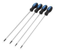 Set 4 cacciaviti TORX extra lunghi con punta magnetica 600mm T20 T25 T30 T40