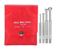 Set 4 Calibri Interni Telescopici con Impugnatura Antiscivolo in Diamante 3-13mm - Precisione Elevata, Blocco Facile - Strumento di Misura per Lavorazioni Meccaniche