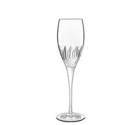 Set 4 Calici Bicchieri Prosecco Champagne in Vetro Diamante 22 cl Luigi Bormioli