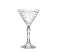 Set 4 Calici Martini liquore cocktail in vetro america' 20s 15.5 cl