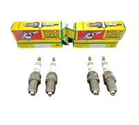 Set 4 Candele Accensione Bosch 0242240554 Per Alfa Romeo Aston MArtin Audi Fiat