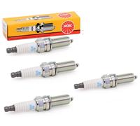 Set 4 Candele Accensione NGK 5847 LKR7B-9 Per Smart Fortwo II Cabrio - II Coupè